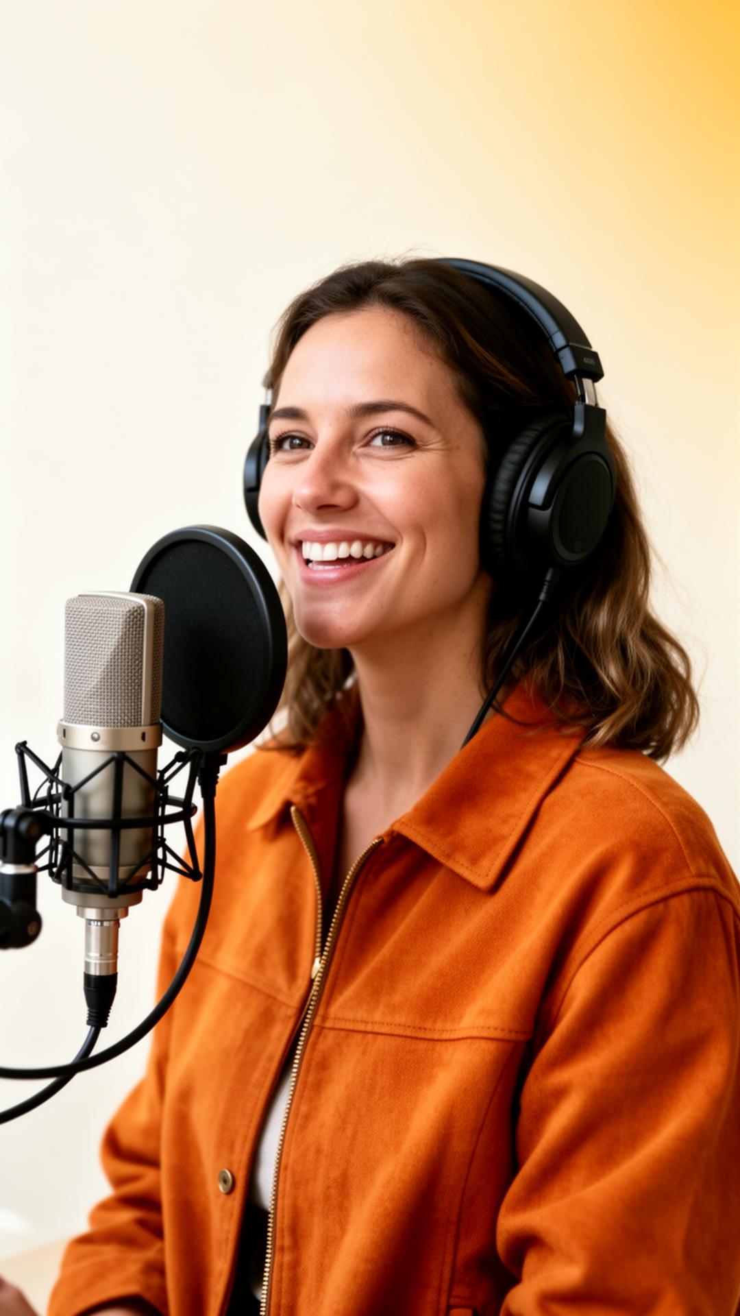 Reo.fm founder recording a B2B podcast